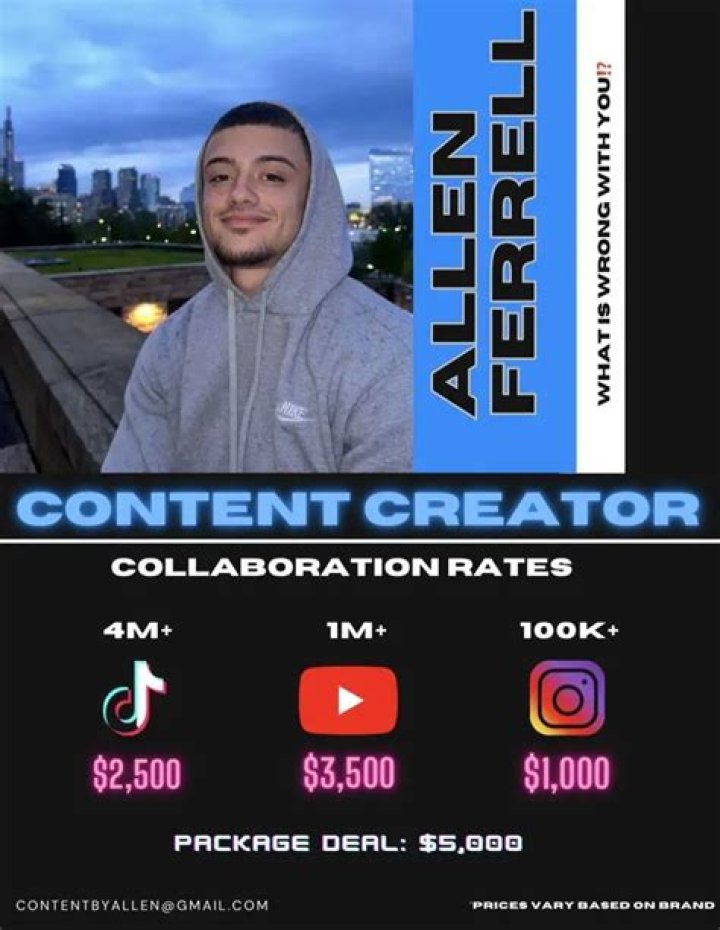 Allen Ferrell (tiktokstar) Wiki,Age,Birthday,Biography,Height,Net Worth ..