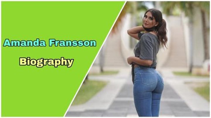 Amanda Fransson (instagramstar) Wiki,Age,Birthday,Biography,Height,Net Worth ..