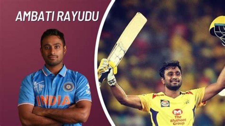 Ambati Rayudu (cricketer) Wiki,Age,Birthday,Biography,Height,Net Worth ..