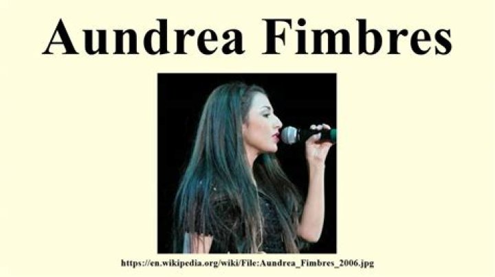 Aundrea Fimbres (popsinger) Wiki,Age,Birthday,Biography,Height,Net Worth ..
