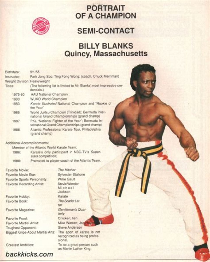 Billy Blanks - Bio, Age, Wiki, Facts and Family