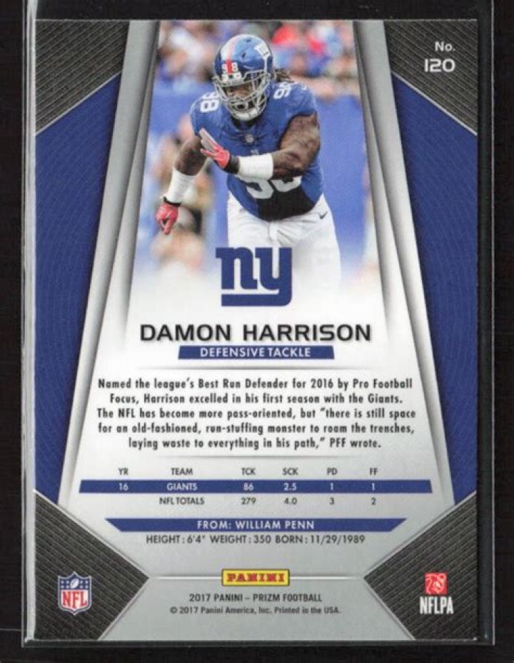 Damon Harrison - Bio, Age, weight, Wiki, Facts and Family