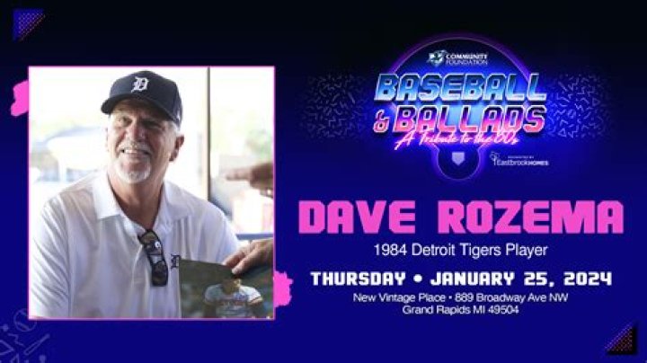 Dave Rozema - Bio, Age, Wiki, Facts and Family