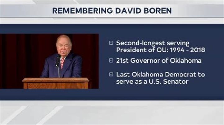 David L. Boren - Bio, Age, Wiki, Facts and Family