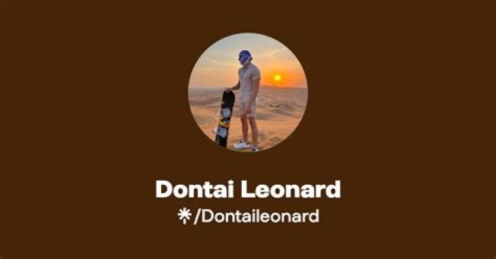 Dontai Leonard - Bio, Age, Wiki, Facts and Family
