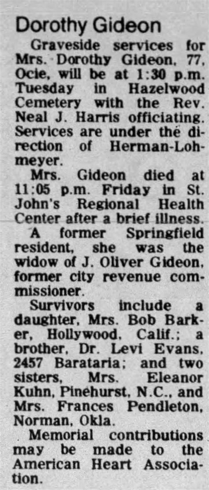 Dorothy Jo Gideon (familymember) - Wikipedia, Age, Net Worth, Biography , Spotify, TikTok, Facebook, Facts and Family