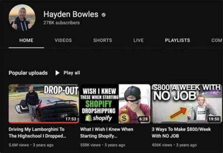 Hayden Bowles - Bio, Age, Wiki, Facts and Family