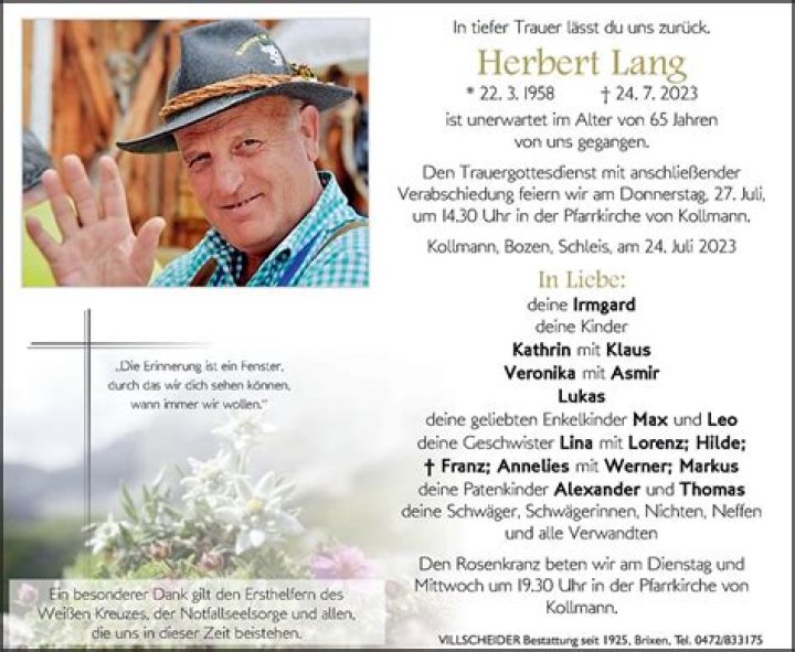 Herbert Lang - Bio, Age, Wiki, Facts and Family