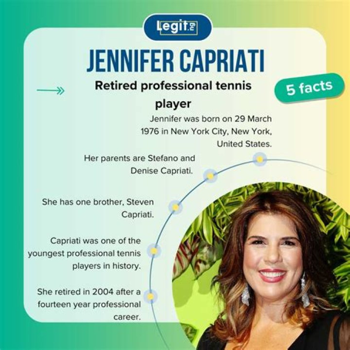 Jennifer Capriati - Bio, Age, Wiki, Facts and Family