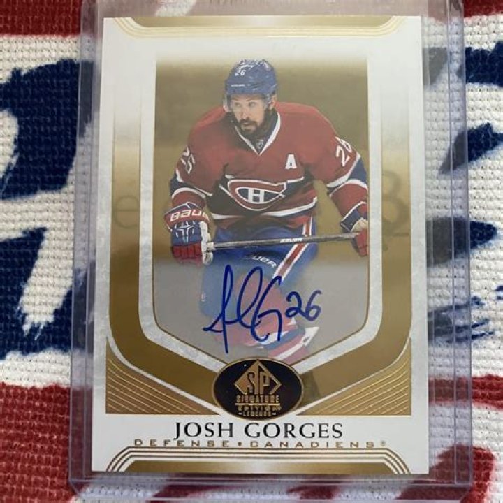 Josh Gorges - Bio, Age, height, Wiki, Facts and Family