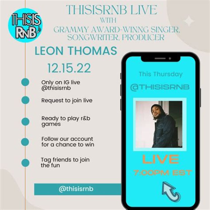 Leon Thomas III - Bio, Age, net worth, height, weight, Wiki, Facts and Family