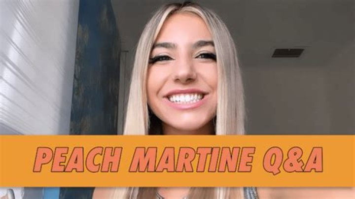 Peach Martine (webvideostar) - Biography, Age, Net Worth, Wikipedia, Spotify, TikTok, Facebook, Facts and Family