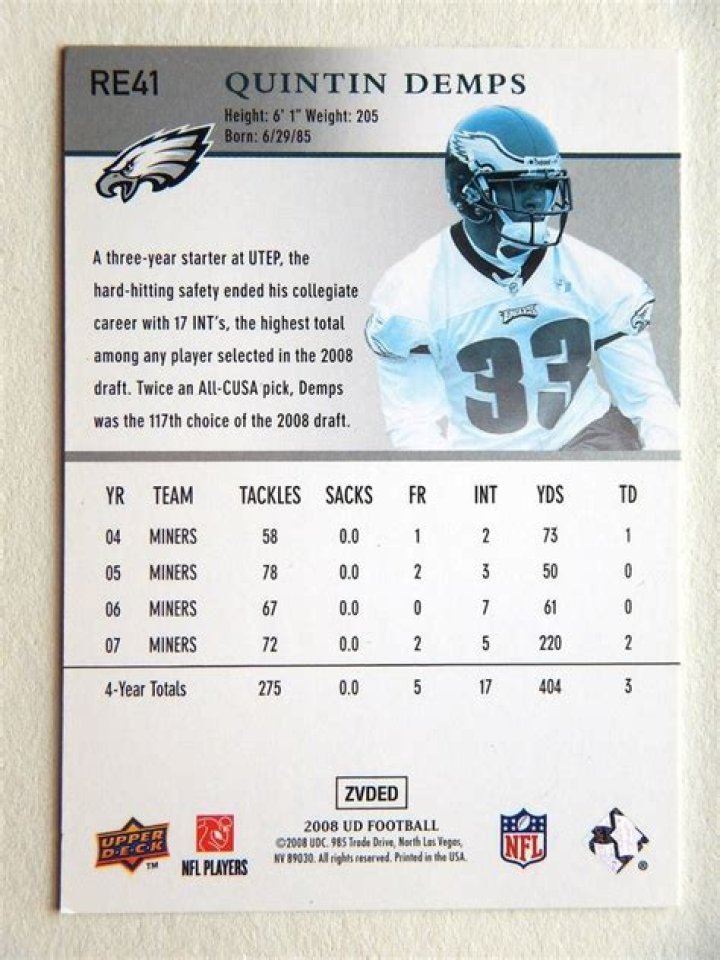 Quintin Demps - Bio, Age, height, Wiki, Facts and Family