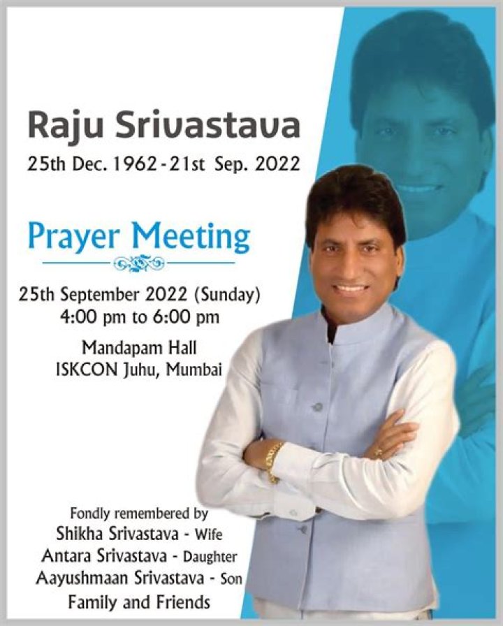 Raju Srivastav - Bio, Age, siblings, Wiki, Facts and Family