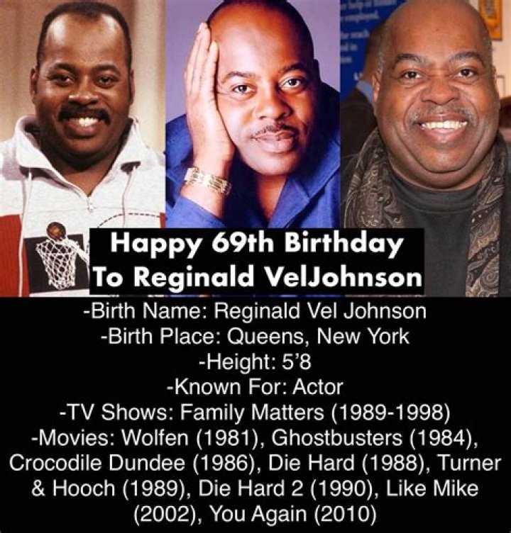 Reginald VelJohnson - Bio, Age, net worth, siblings, height, Wiki, Facts and Family