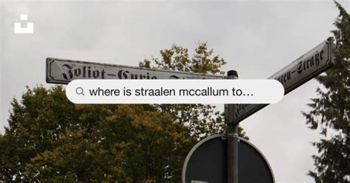 Straalen McCallum - Bio, Age, Wiki, Facts and Family