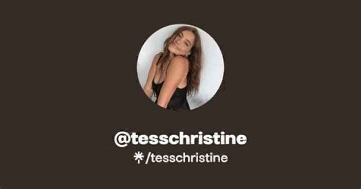 Tess Christine - Bio, Age, Wiki, Facts and Family