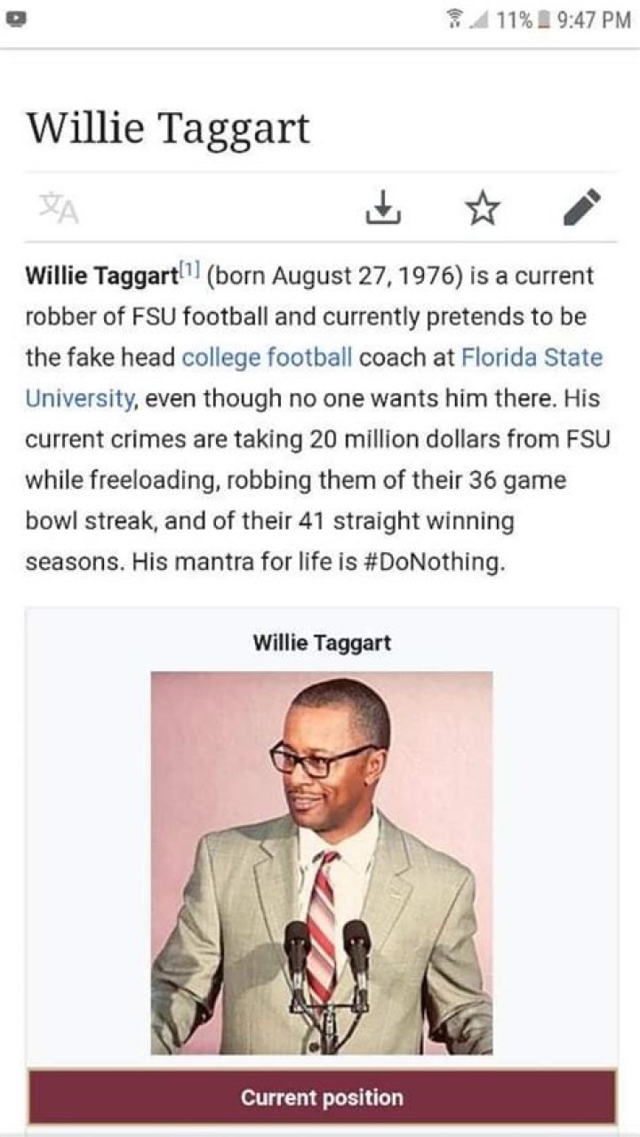 Willie Taggart - Bio, Age, Wiki, Facts and Family